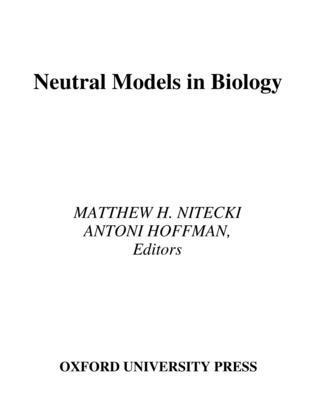 bokomslag Neutral Models in Biology