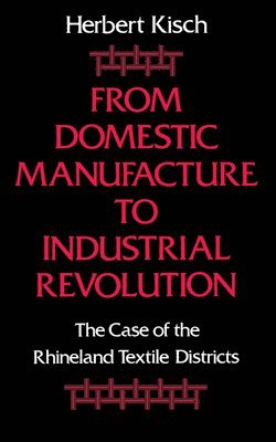 bokomslag From Domestic Manufacture to Industrial Revolution