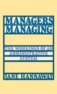 bokomslag Managers Managing
