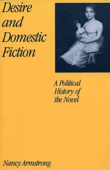 Nancy Armstrong - Desire and Domestic Fiction, Häftad