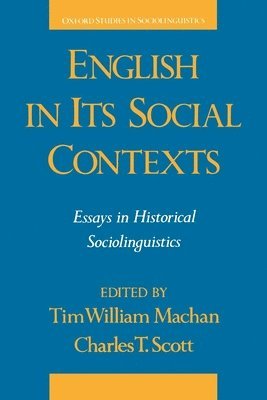 bokomslag English in its Social Contexts