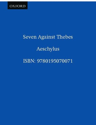 bokomslag Seven Against Thebes