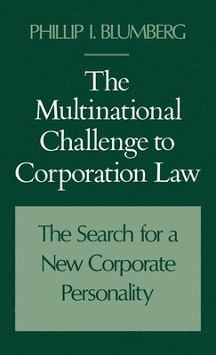 bokomslag The Multinational Challenge to Corporation Law