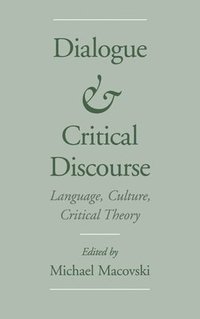 bokomslag Dialogue and Critical Discourse