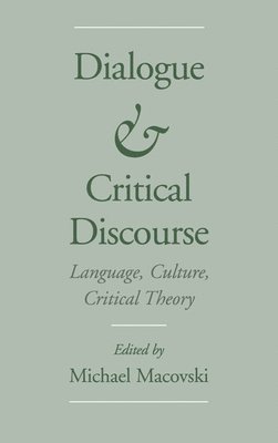 bokomslag Dialogue and Critical Discourse