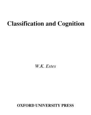 Classification and Cognition 1