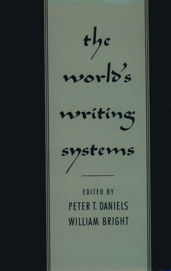 The World's Writing Systems 1