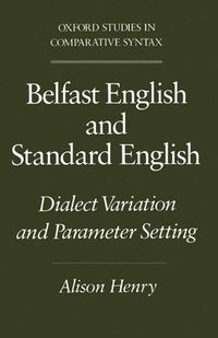 bokomslag Belfast English and Standard English