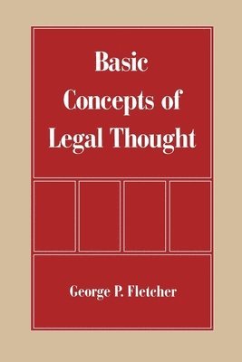 bokomslag The Basic Concepts of Legal Thought