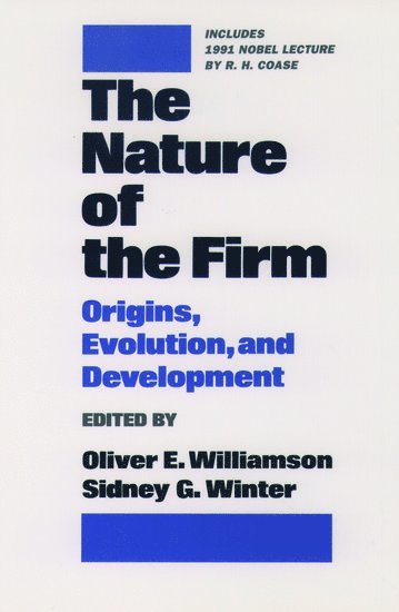 The Nature of the Firm 1