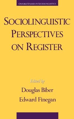 bokomslag Sociolinguistic Perspectives on Register