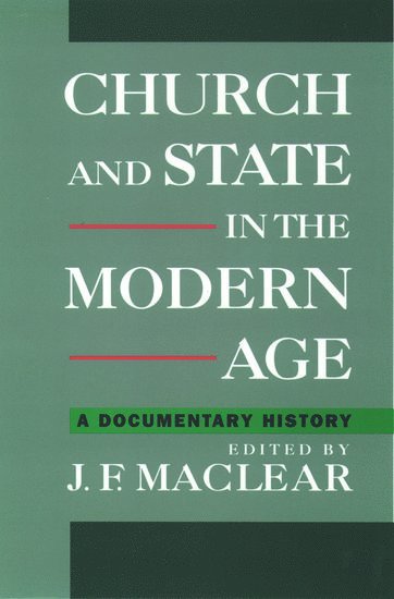 Church and State in the Modern Age 1