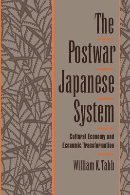 bokomslag The Postwar Japanese System