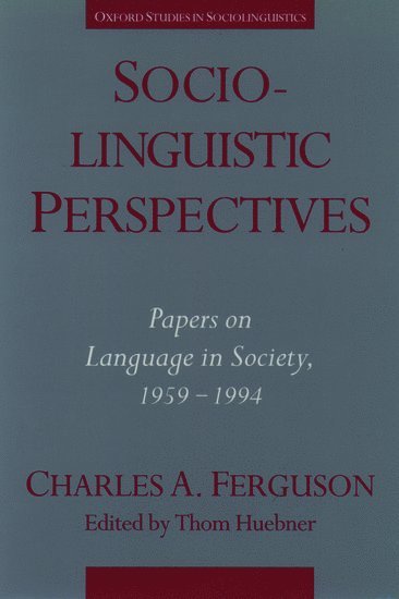 Sociolinguistic Perspectives 1