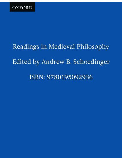 Readings in Medieval Philosophy