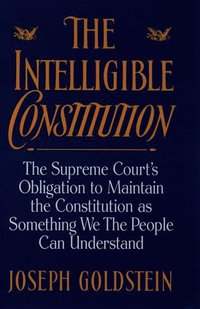 bokomslag The Intelligible Constitution