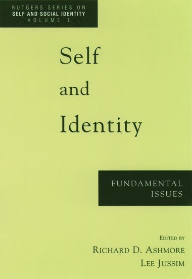 bokomslag Self and Identity