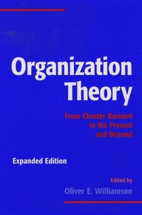 bokomslag Organization Theory