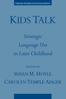 Hoyle, Adger - Kids Talk, Häftad