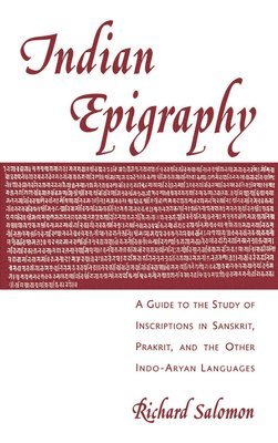 Richard Salomon - Indian Epigraphy, Inbunden