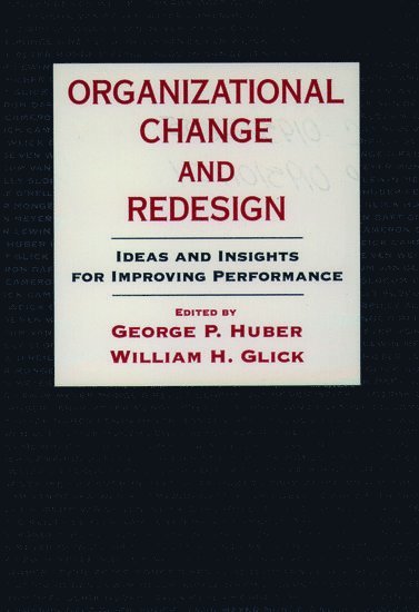 Organizational Change and Redesign 1