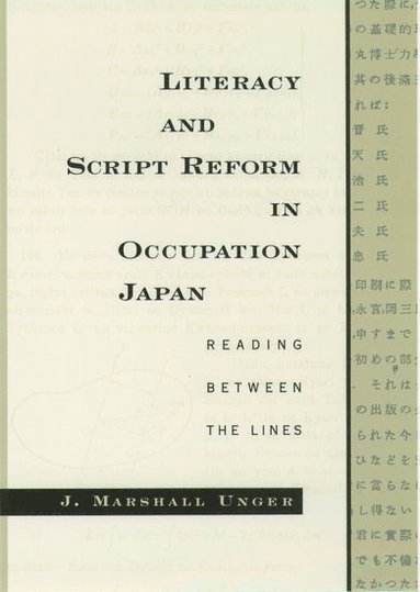 bokomslag Literacy and Script Reform in Occupation Japan
