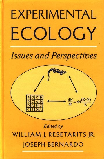 William J. Resetarits, Joseph Bernardo, Illinois Natural History Survey) Resetarits, William J. (Assitant Professor, Center for Aquatic Ecology, Assitant Professor, Center for Aquatic Ecology, Drexel University) Bernardo, Joseph (Department of Biosciences, Department of Biosciences - Experimental Ecology, Inbunden