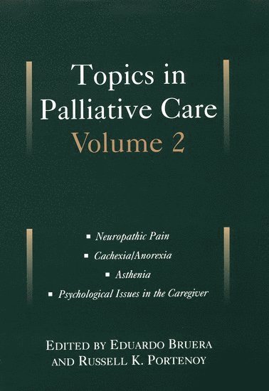 Topics in Palliative Care, Volume 2 1