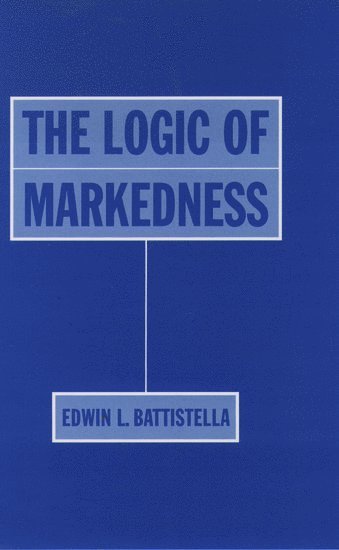 bokomslag The Logic of Markedness