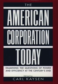 bokomslag The American Corporation Today