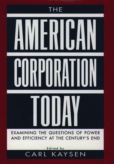 The American Corporation Today 1