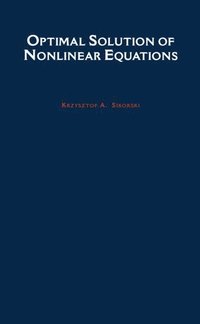 bokomslag Optimal Solution of Nonlinear Equations