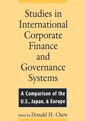 bokomslag Studies in International Corporate Finance and Governance Systems