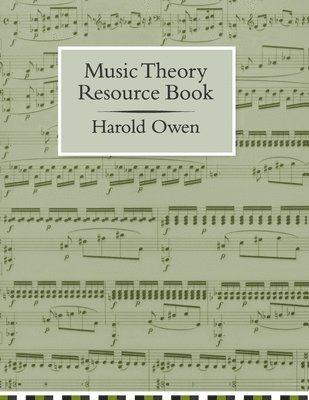 Owen, Harold Owen - Music Theory Resource Book, Häftad