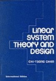 bokomslag Linear System Theory and Design