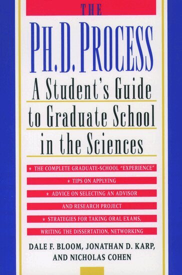 Bloom, Karp, Cohen - The Ph.D. Process, Häftad