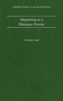 bokomslag Interpreting as a Discourse Process