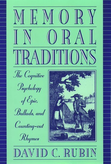 David C. Rubin - Memory in Oral Traditions, Häftad