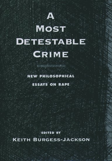 bokomslag A Most Detestable Crime