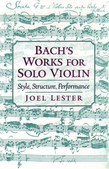 Bach's Works for Solo Violin 1