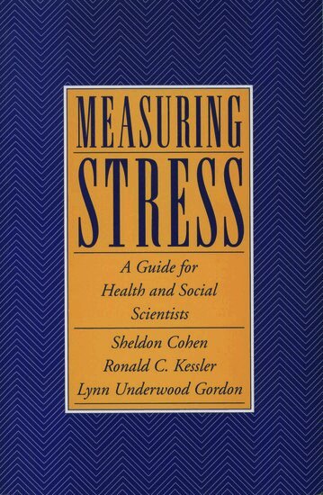 Cohen, Kessler, Gordon - Measuring Stress, Häftad