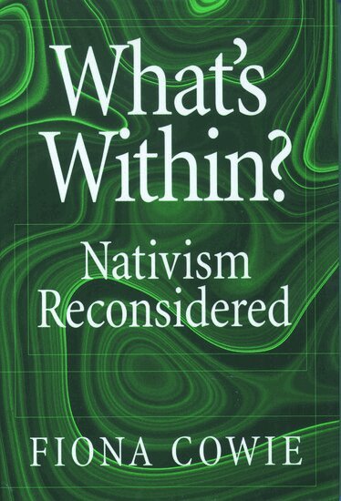 Fiona Cowie - What's Within?, Inbunden