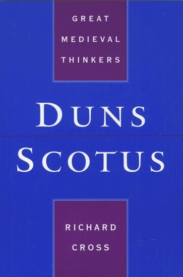 Richard Cross - Duns Scotus, Häftad