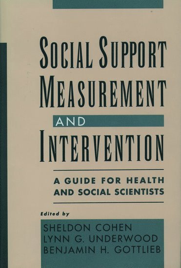 Social Support Measurement and Intervention 1