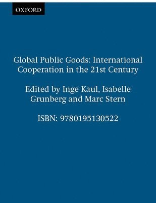 bokomslag Global Public Goods