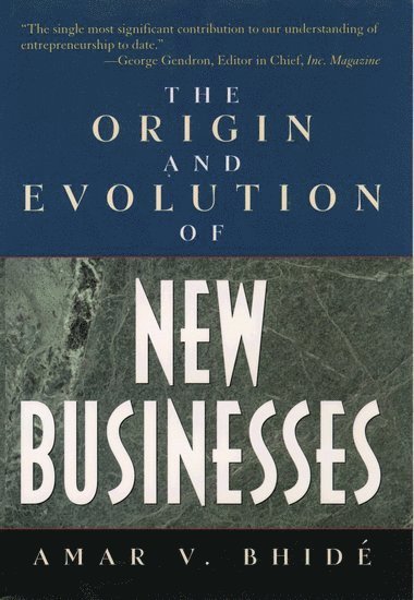 bokomslag The Origins and Evolution of New Businesses