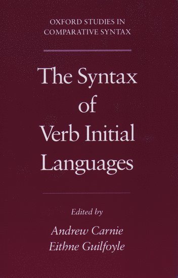 bokomslag The Syntax of Verb Initial Languages