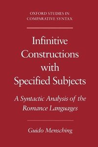 bokomslag Infinitive Constructions with Specified Subjects