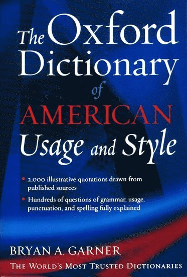 bokomslag The Oxford Dictionary of Usage and Style