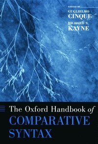 bokomslag The Oxford Handbook of Comparative Syntax